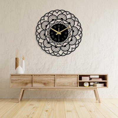 Mandala Metal Wall Clock