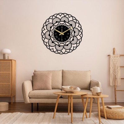 Mandala Metal Wall Clock