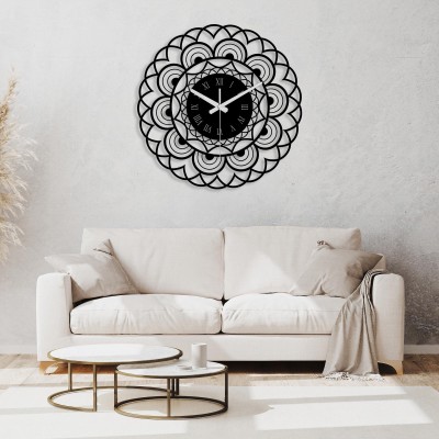 Mandala Metal Wall Clock