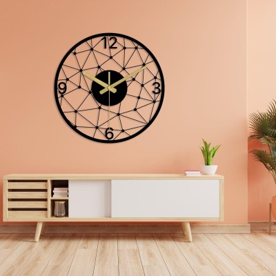 Minimalist Grid Large Clock Art