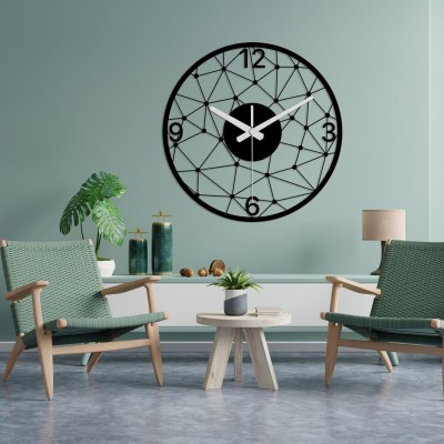 Minimalist Grid Large Clock Art
