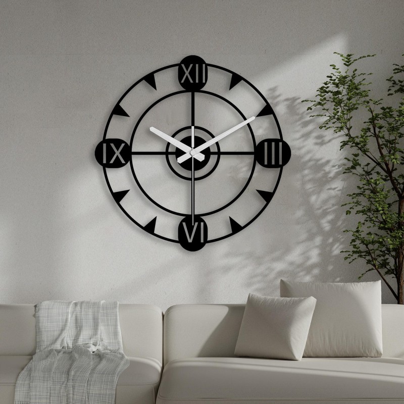 Modern simple large wall clock