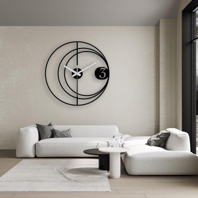 Abstract geometric silent clock