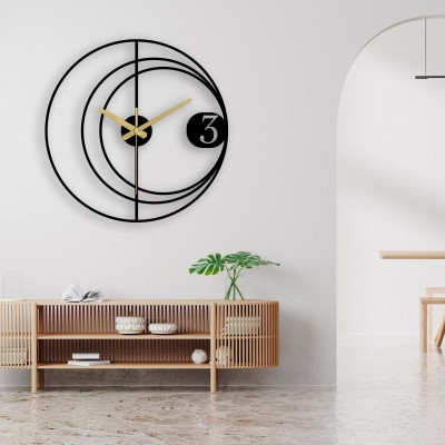 Abstract geometric silent clock