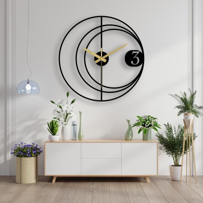 Abstract geometric silent clock