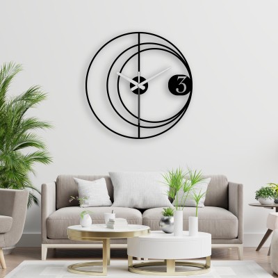 Abstract geometric silent clock