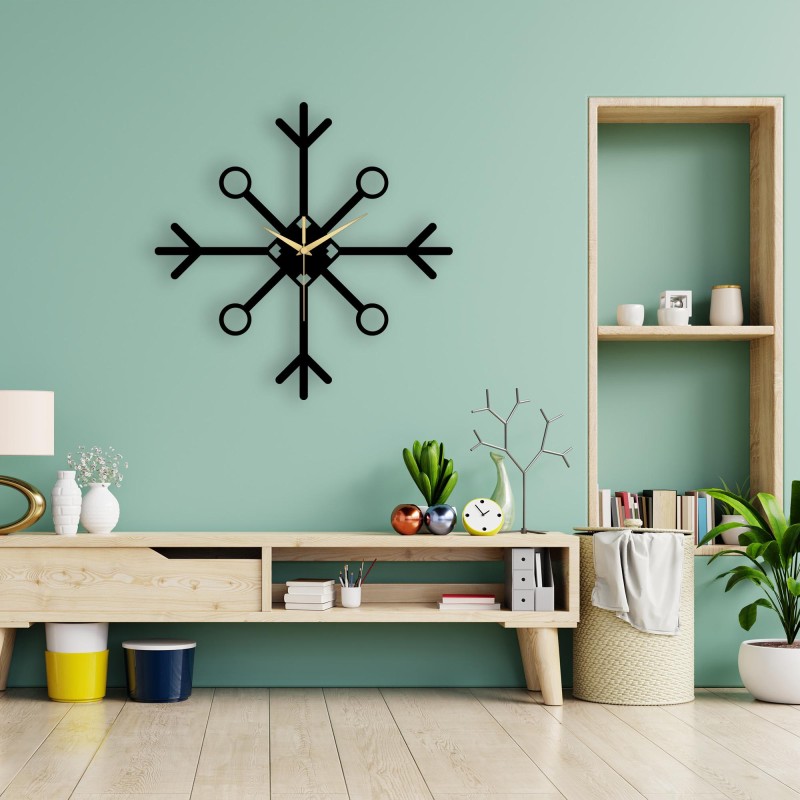 Modern simple winter metal wall decoration