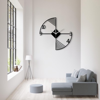 Large Metal Geometric Clock