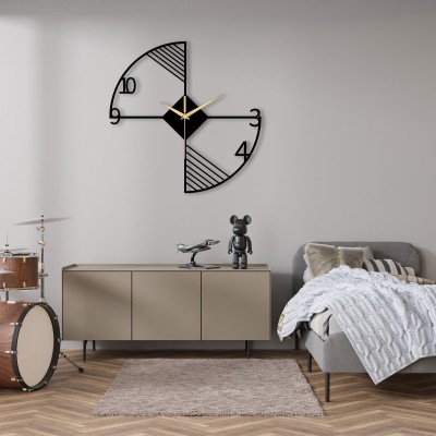 Large Metal Geometric Clock