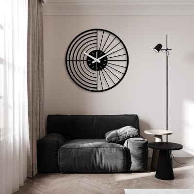 Simple round home clock