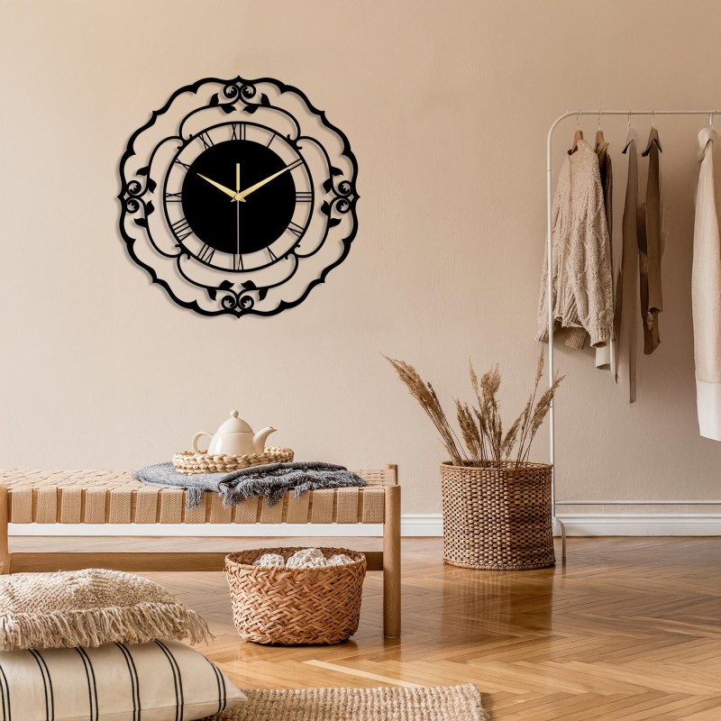 Vintage Metal Oversized Wall Clock