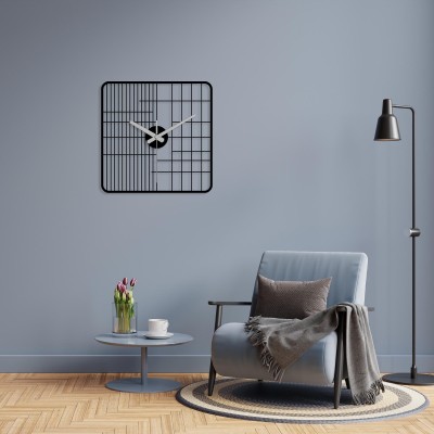 Simple Metal Art Clock Decoration