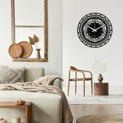 Retro style metal wall clock