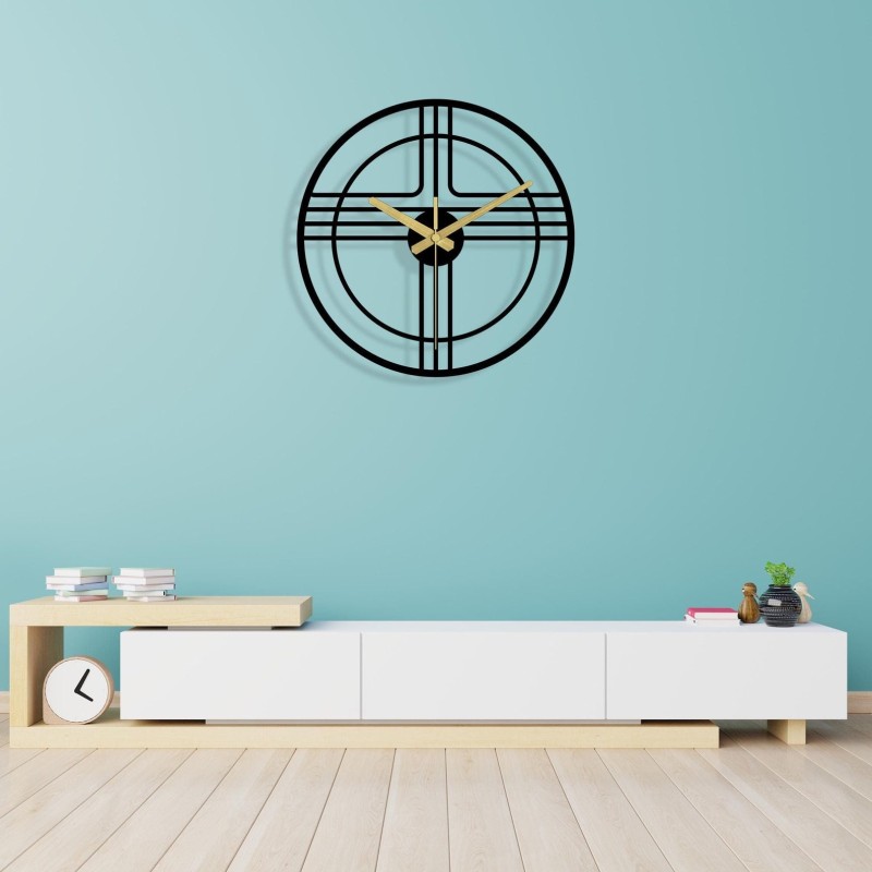 Minimalist Metal Wall Clock